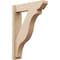 Ekena Millwork 5 1/2-in W x 20-in D x 28-in H Funston Slat Rough Cedar Woodgrain TimberThane Outlooker, Primed Tan OUTUR055X20X28FST24RCPR - alternate 1